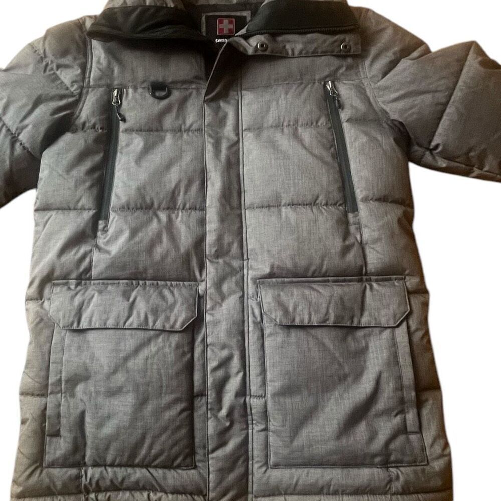 Swiss Tech Grey Flannel SM48605Y Winter Cold Weather Coat PreOwned Sz S‎